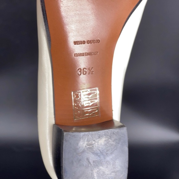 🌀 Via Roma Vero Cucio Made in Italy Size 36.5 - Picture 10 of 10